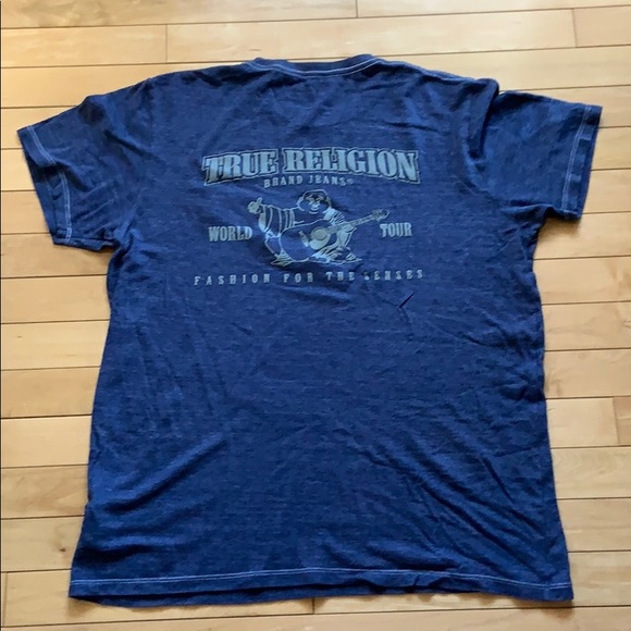 True Religion classic blue T-shirt men’s size L